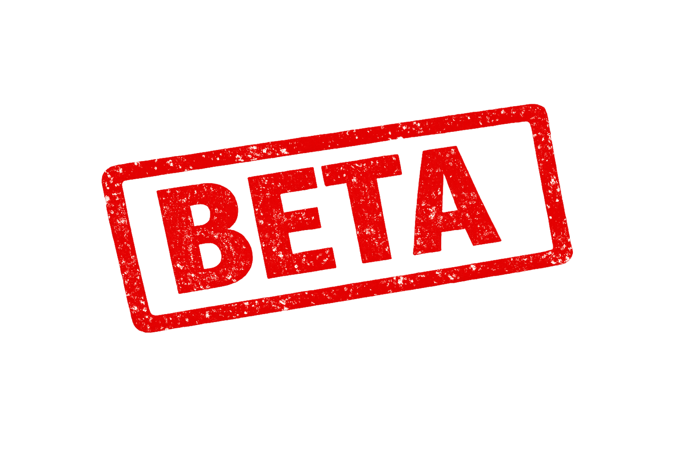 Public beta stamp